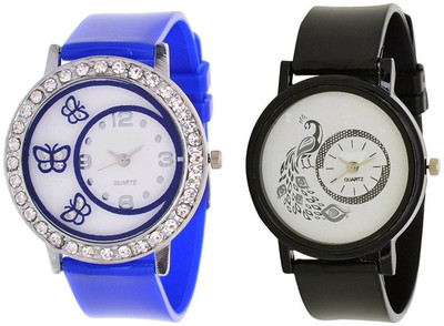 

vk sales Blue And Black color Watch - For Women