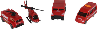 

Toys Bhoomi Safe Zone City Fire Alarm Station Parking Lot Garage Toy Playset(Multicolor)