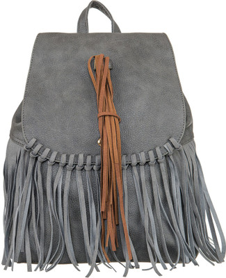 

peaubella Toffy Hue 25 L Backpack(Grey, Tan)