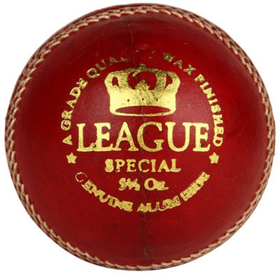 Cosco LEAGUE Cricket Leather Ball(Pack of 1, Red) available at flipkart for Rs.398