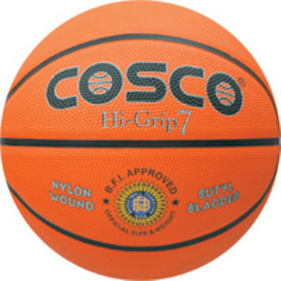 

Cosco Hi-Grip Basketball - Size: 7(Pack of 1, Orange)