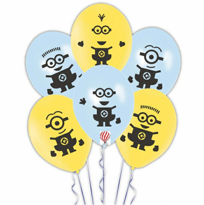 

PartyballoonsHK Printed Despicable Me Minions Balloon(Multicolor, Pack of 30)