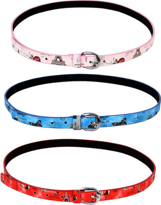 

Garri Women Casual, Party, Formal Multicolor Artificial Leather Belt, Multi
