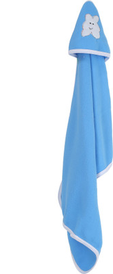 

First Trend Cartoon  Hooded Baby Blanket(Polyester, Blue