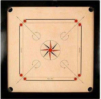 

TURBO High Quality Carrom Coins & Striker (2X1.5 ) Board Game