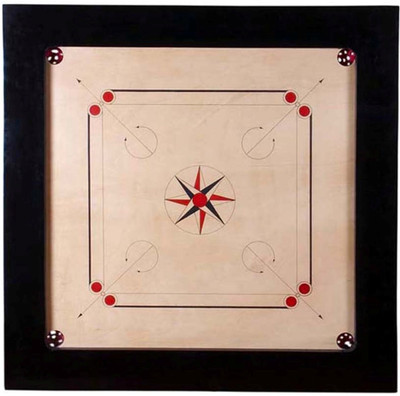 

TURBO High Quality Carrom Coins & Striker (4X2 ) Board Game