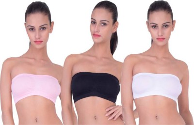 Airsonfab by Airsonfab Women Bandeau/Tube Non Padded Bra(Multicolor)