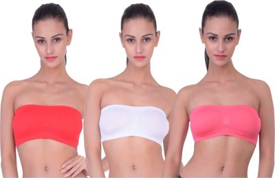 Airsonfab by Airsonfab Women Bandeau/Tube Non Padded Bra(Multicolor)