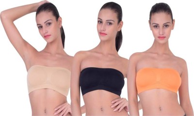 Airsonfab by Airsonfab Women Bandeau/Tube Non Padded Bra(Multicolor)