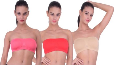 Airsonfab by Airsonfab Women Bandeau/Tube Non Padded Bra(Multicolor)