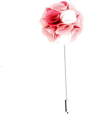 BLINGG Floral Layers Lapel Pin Brooch(Pink)