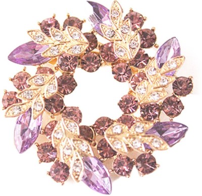 BLINGG Christmas Wreath Brooch Brooch(Purple)