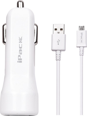 

Ipackk 3.1 Amp Turbo Car Charger(White)