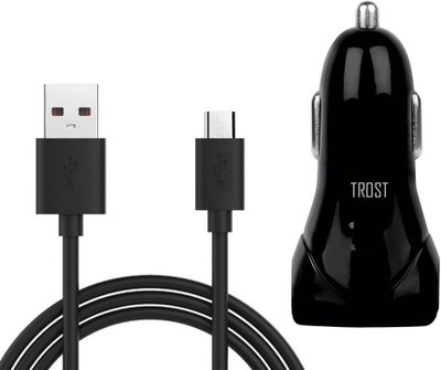 

Trost 2.1 Amp Turbo Car Charger(Black)