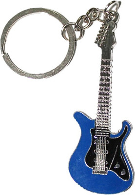 

Madhuraj Guitar Design High Quality Metal Key Chain(Blue)