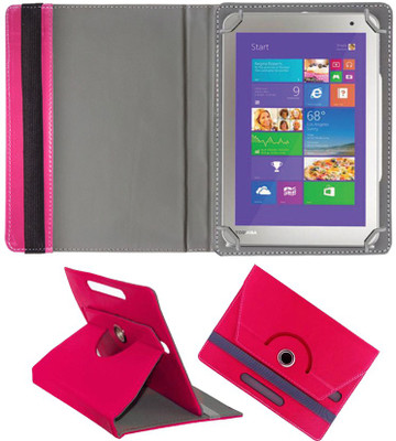 Fastway Book Cover for iBall Slide 1044 Tablet(Pink, Cases with Holder, Pack of: 1)