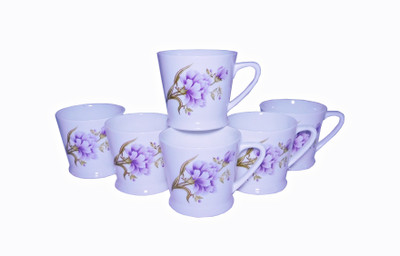

REDDISH Bone China(White, Pack of 6)
