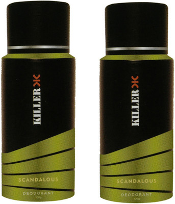 

Killer Scandalous Deodorant 150ML Each (Pack of 2) For Men and Women Deodorant Spray - For Men & Women(300 ml, Pack of 2)