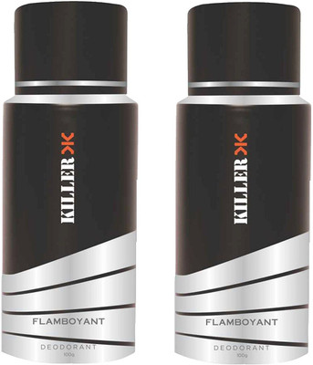 

Killer Flamboyant Deodorant 150ML Each (Pack of 2) For Men and Women Deodorant Spray - For Men & Women(300 ml, Pack of 2)