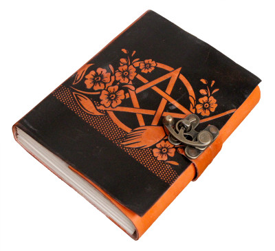 

Crafts A5 Diary(Embossed handmade leather diary, Multicolor)