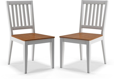 

Urban Ladder Diner Solid Wood Dining Chair(Set of 2, Finish Color - Golden Oak)