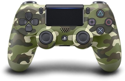 SONY DualShock 4 Wireless Controller V2  Gamepad(Green Camouflagaging, For PS4)