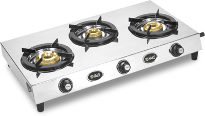 

Ideale TERNATE Stainless Steel Manual Gas Stove(3 Burners)