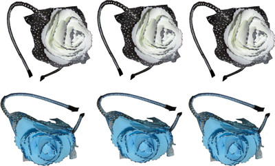 

Yashasvi Combo of Multi Color Metal Hairbands Hair Band(Multicolor)
