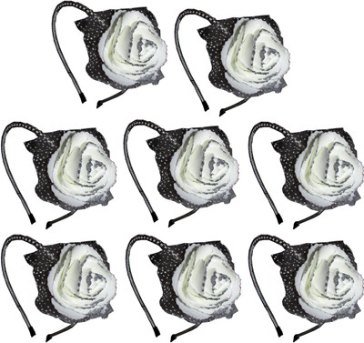 

Yashasvi Combo of White Color Metal Hairbands Hair Band(White)