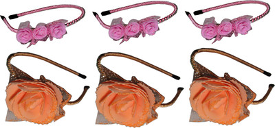 

Yashasvi Combo of Multi Color Metal Hairbands Hair Band(Multicolor)