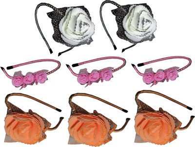 

Yashasvi Combo of Multi Color Metal Hairbands Hair Band(Multicolor)