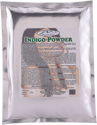 

mountaindust indigo powder Hair Color(black and brown)