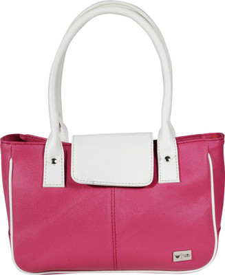 

Beau Design Hand-held Bag(Pink, White)