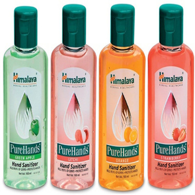 

Himalaya Pure Hand Multi Fragrance Hand Sanitizer pack of 4 (400ml)(400 ml, Bottle, Pack of 4)