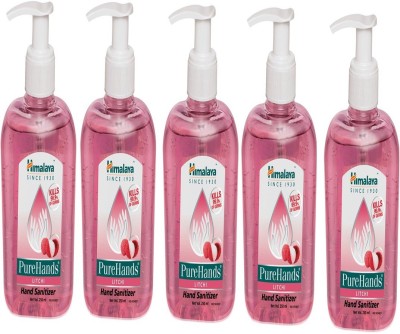 

Himalaya Pure Hand Strawberry Hand Sanitizer (250ml in each Bottle )pack of 5(1250 ml, Bottle, Pack of 5)