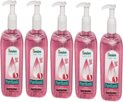 

Himalaya Pure Hand Strawberry Hand Sanitizer (250ml in each Bottle )pack of 5(1250 ml, Bottle, Pack of 5)