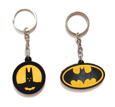 

KAUSAL KF BATMAN SILICON RUBBER KEYCHAIN COMBO-2 Key Chain