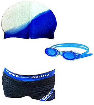 

Aurion SWIMING GOGGLE + SHORTS+ CAP PERFECT COMBO FOR SWIMMING AND WATER SPORTS ACTIVITY ... Swimming Kit