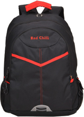 

Red Chilli 15.6 inch Laptop Backpack(Black, Red), Multicolor