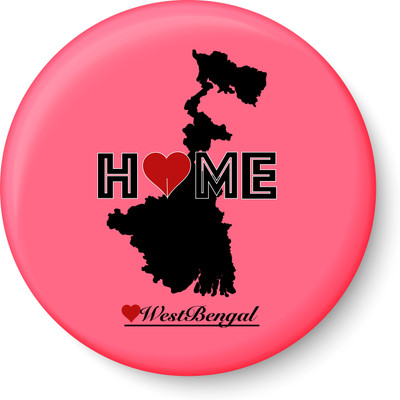 

Peacockride West Bengal Home Love Fridge Magnet Fridge Magnet Pack of 1(Multicolor)