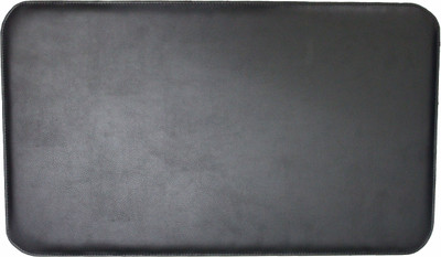 

Saco Mat for office desk Rectangular Desk Mat 24" x 15.3" Pad, Non Slip Protector Mouse Pad PU Leather for Desktops and Laptops (Black) Mousepad(Black)