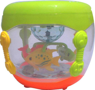 

Smilemakers 3D Musical Sound Lights Fish Flash Rotating Drum(Multicolor)