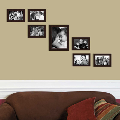 

Elegant Arts & Frames Generic Photo Frame(Brown, 7 Photos)