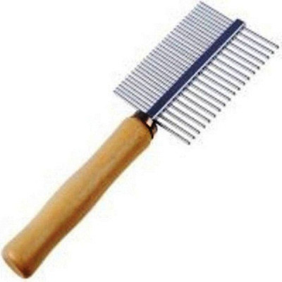 

jeewan dog wooden/plastic handle comb with duble side Basic Comb for Dog, Cat