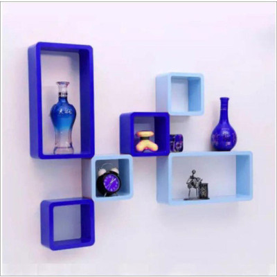 

dr55wood MDF Wall Shelf(Number of Shelves - 6)