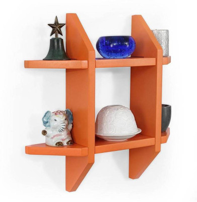 

SWood MDF Wall Shelf(Number of Shelves - 6)