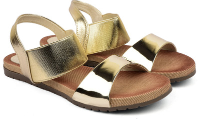 

Bare Soles Women Gold Flats