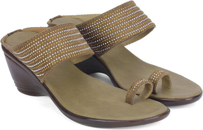 

Bata Women Light brown tan Wedges