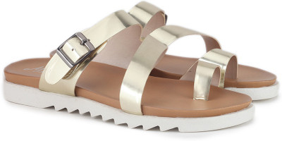 

Miss CL By Carlton London Women GOLD Flats
