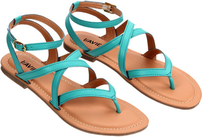 

Lavie Women Teal Flats